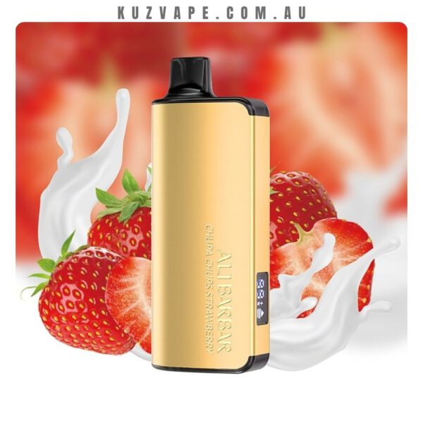 ALIBARBAR INGOT 9000 Puffs Chupa Chups Strawberry