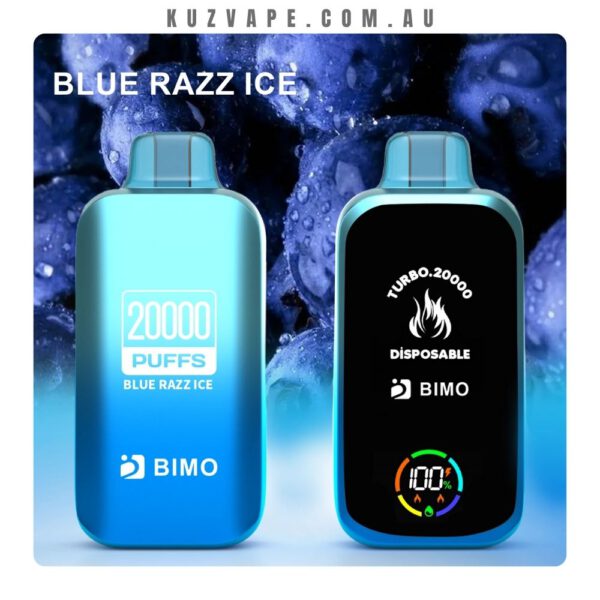 BIMO Turbo 20000 Puffs Blue Razz Ice