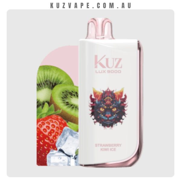 KUZ LUX 9000 Puffs Strawberry Kiwi Ice