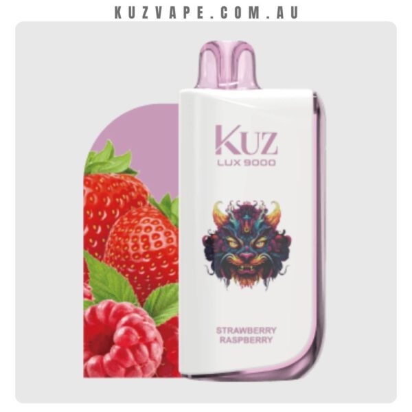 KUZ LUX 9000 Puffs Strawberry Raspberry