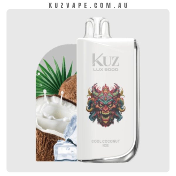 KUZ LUX 9000 Puffs Cool Coconut Ice