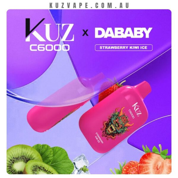 Kuz C6000 Strawberry Kiwi Ice