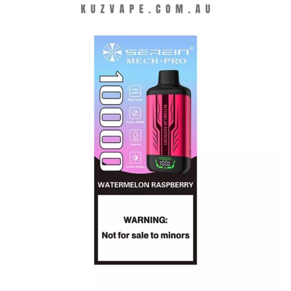 SEREIN MechPro 10000 Puffs Watermelon Raspberry - Image 2